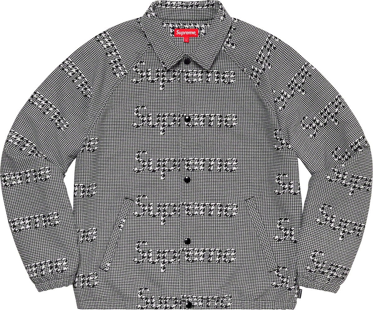 Houndstooth Logos Snap Front Jacket view 5
